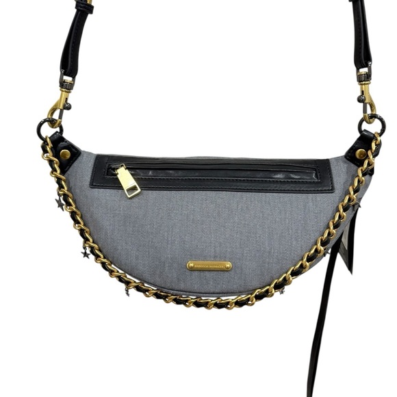 Rebecca Minkoff Chelsea Studed Stars Sling Bag Bum Bag Convertible Crossbody NWT - Picture 5 of 14